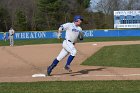 Baseball vs Suffolk  Wheaton College Baseball vs Suffolk University. - (Photo by Keith Nordstrom) : Wheaton, baseball